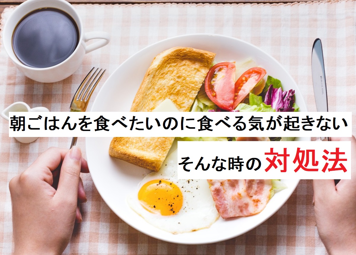 朝ごはんを食べる気が起きない 朝に食欲がないときの対処法 カピたろう Sブログ